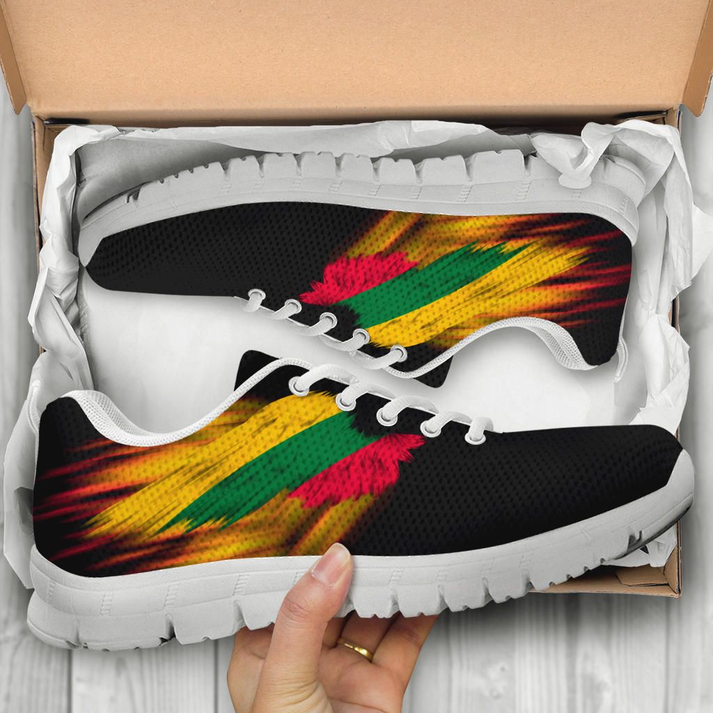 Lithuania Sneakers - Fire Wings and Flag RLT6 - Wonder Print Shop
