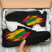 Lithuania Sneakers - Fire Wings and Flag RLT6 - Wonder Print Shop