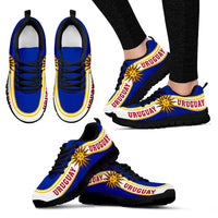 Uruguay Coat Of Arms Sneakers Line Style RLT6 - Wonder Print Shop