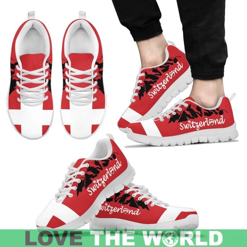 Switzerland Swiss Alps Men's / Women's Sneakers Shoes RLT13 - Wonder Print Shop