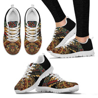 Mexico Aztec Sneakers The Ancient Aztec Calendar 02 RLT13 - Wonder Print Shop