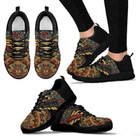 Mexico Aztec Sneakers The Ancient Aztec Calendar 02 RLT13 - Wonder Print Shop