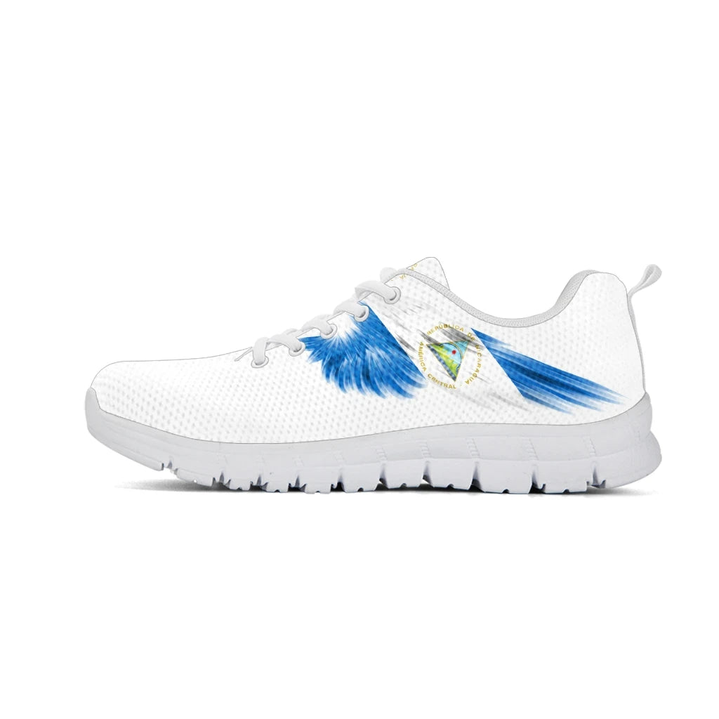 Nicaragua Wings Sneakers White Edition RLT8 - Wonder Print Shop