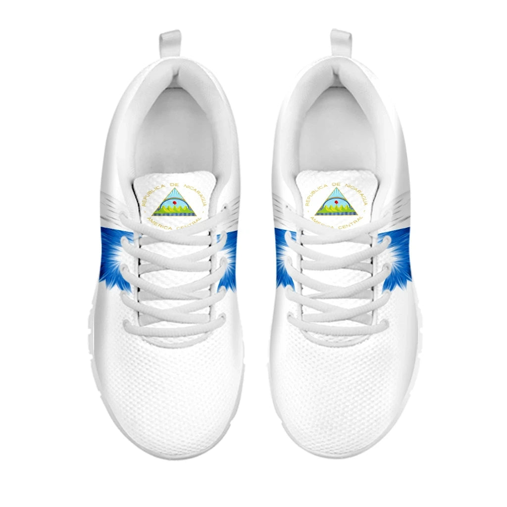 Nicaragua Wings Sneakers White Edition RLT8 - Wonder Print Shop
