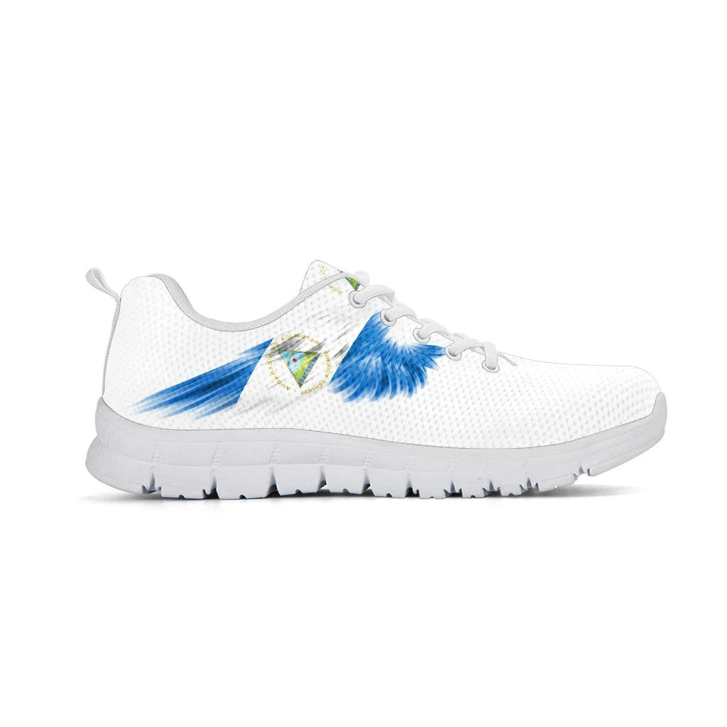 Nicaragua Wings Sneakers White Edition RLT8 - Wonder Print Shop