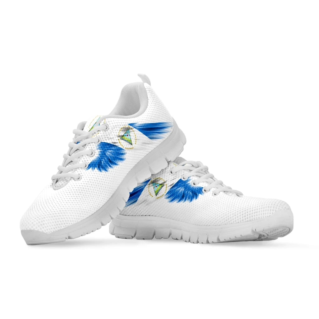 Nicaragua Wings Sneakers White Edition RLT8 - Wonder Print Shop
