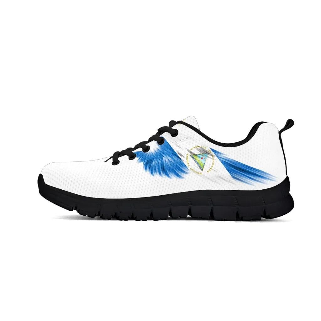 Nicaragua Wings Sneakers White Edition RLT8 - Wonder Print Shop