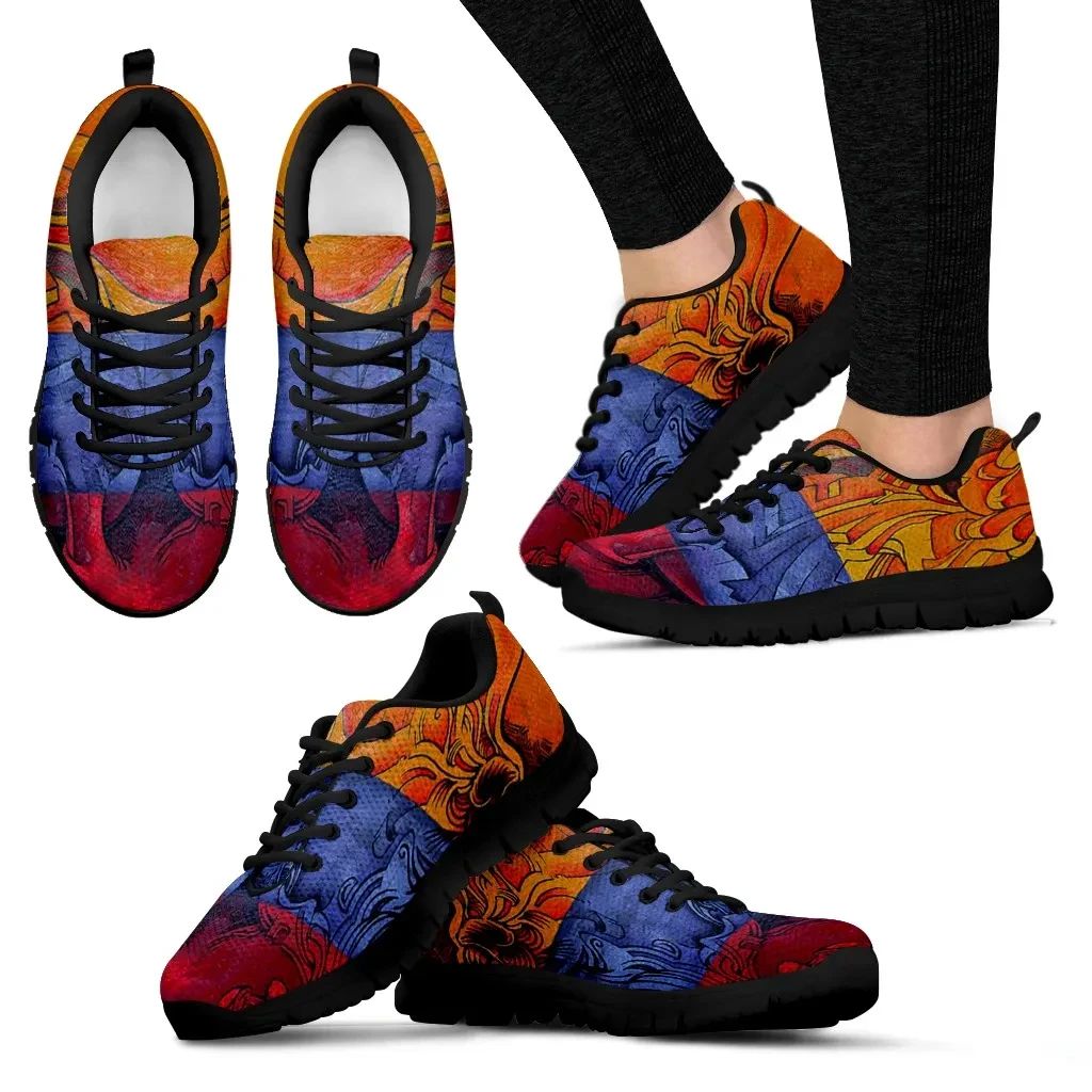 Colombia Art Flag Men's / Women's Sneakers (Shoes) RLT7 - Wonder Print Shop