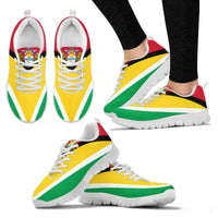 Guyana Shoes - Guyana Flag Sneakers RLT8 - Wonder Print Shop