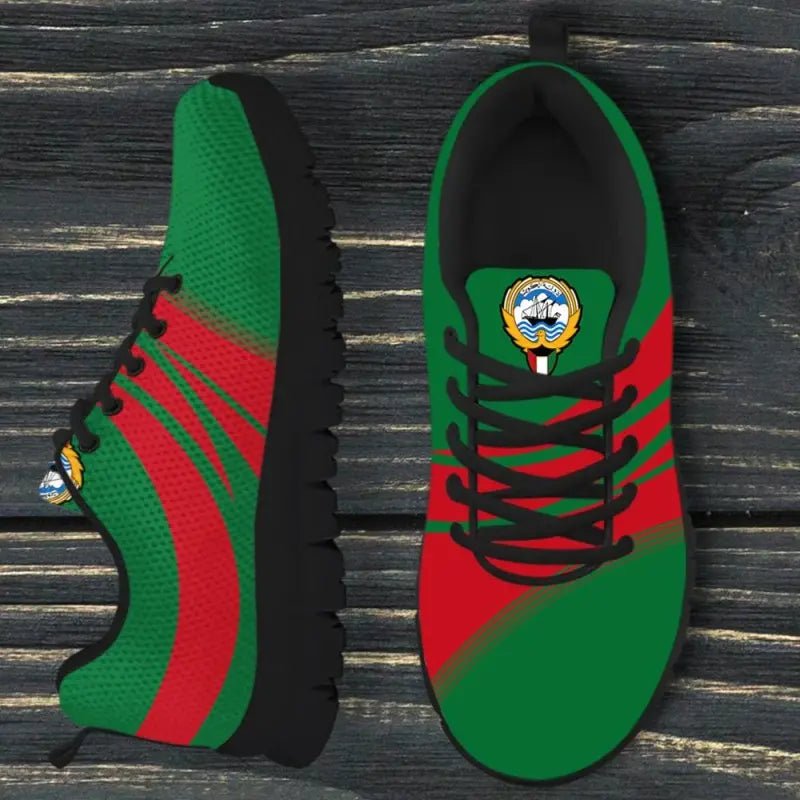Kuwait Coat Of Arms Sneakers Cricket RLT8 - Wonder Print Shop
