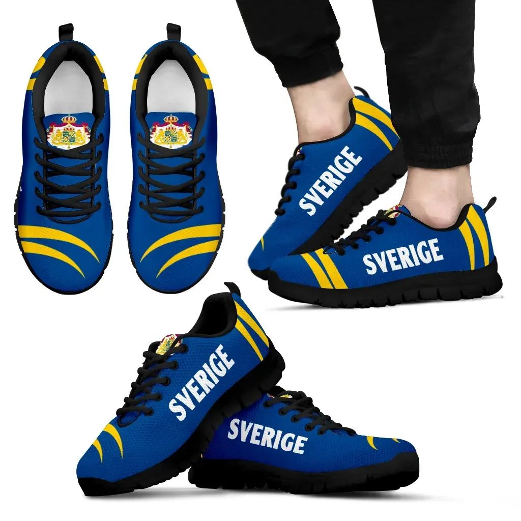 Sverige Sweden Sneakers Coat Of Arms Lion Claws Style RLT7 - Wonder Print Shop