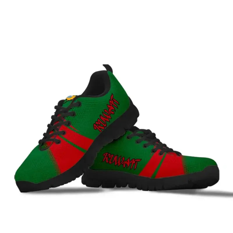 Kuwait Coat Of Arms Sneakers Cricket RLT8 - Wonder Print Shop