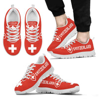 Switzerland Sneakers Swizerland Flag Sneakers/Shoes RLT13 - Wonder Print Shop