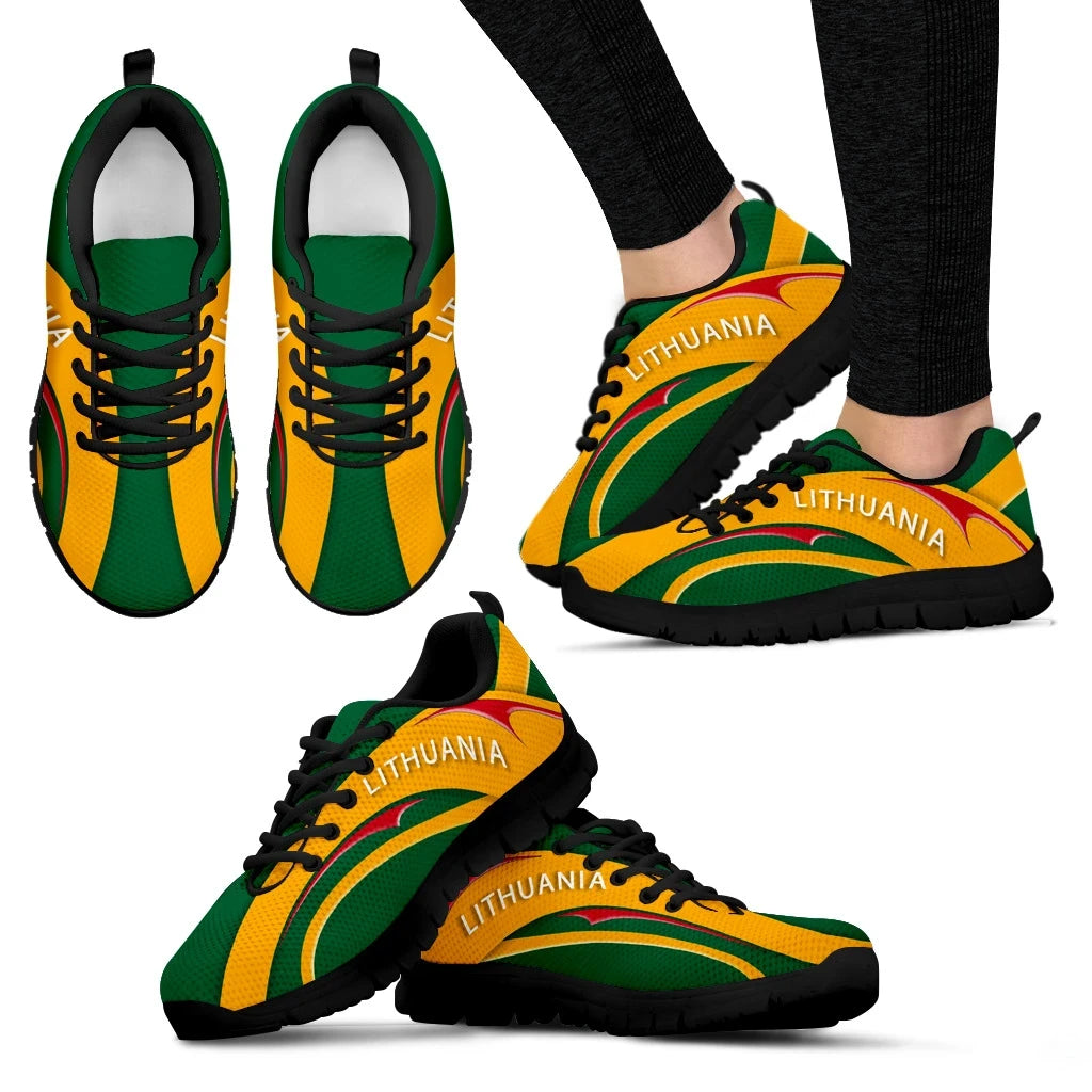Lithuania Flag Sneakers - Camber Style RLT6 - Wonder Print Shop