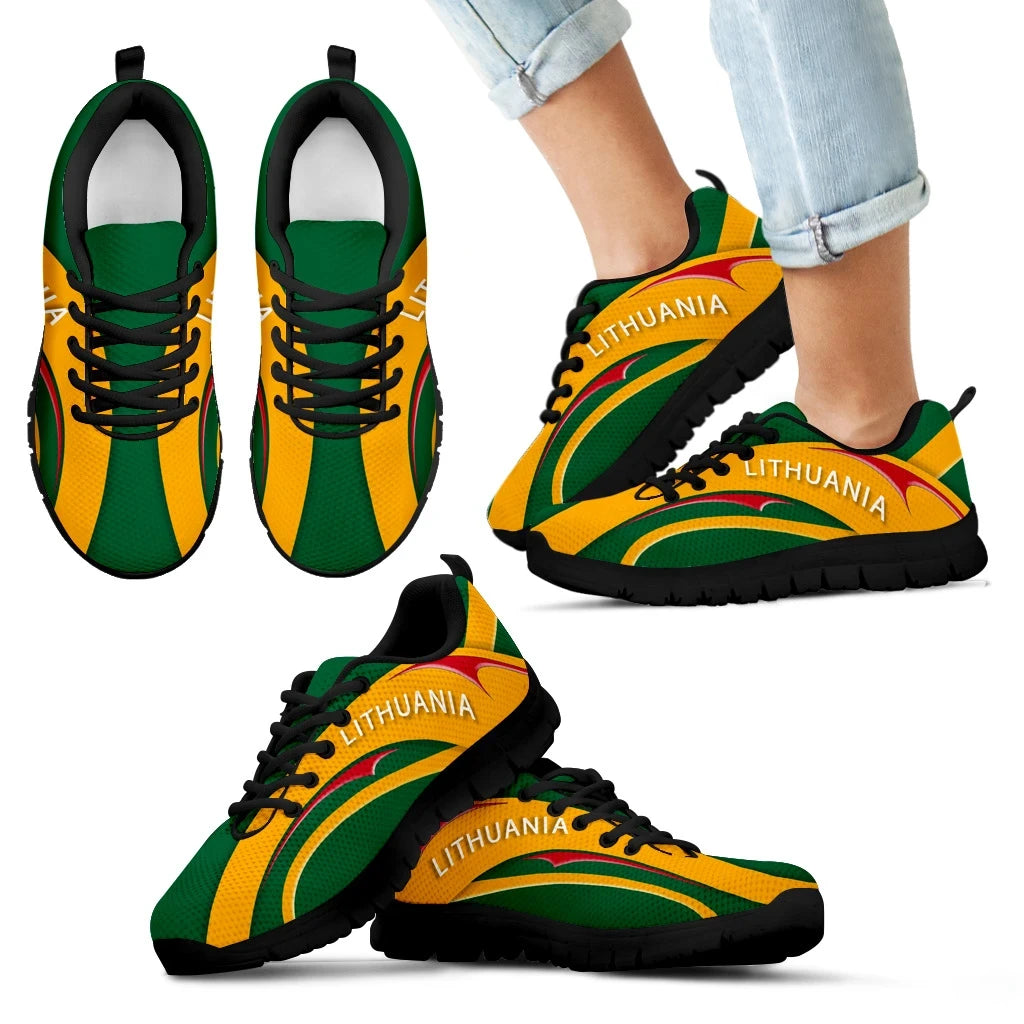 Lithuania Flag Sneakers - Camber Style RLT6 - Wonder Print Shop