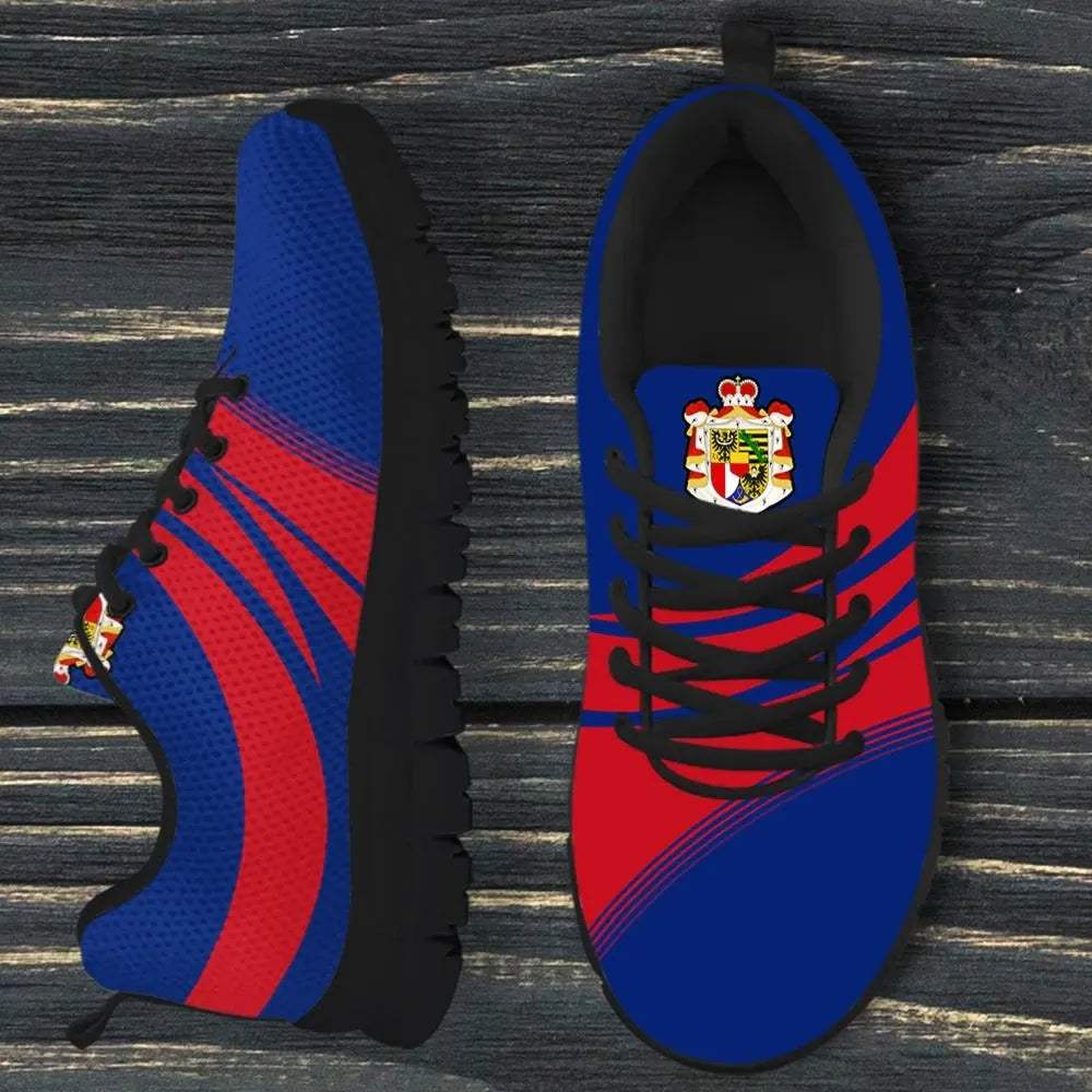 Liechtensteins Coat Of Arms Sneakers Cricket RLT6 - Wonder Print Shop