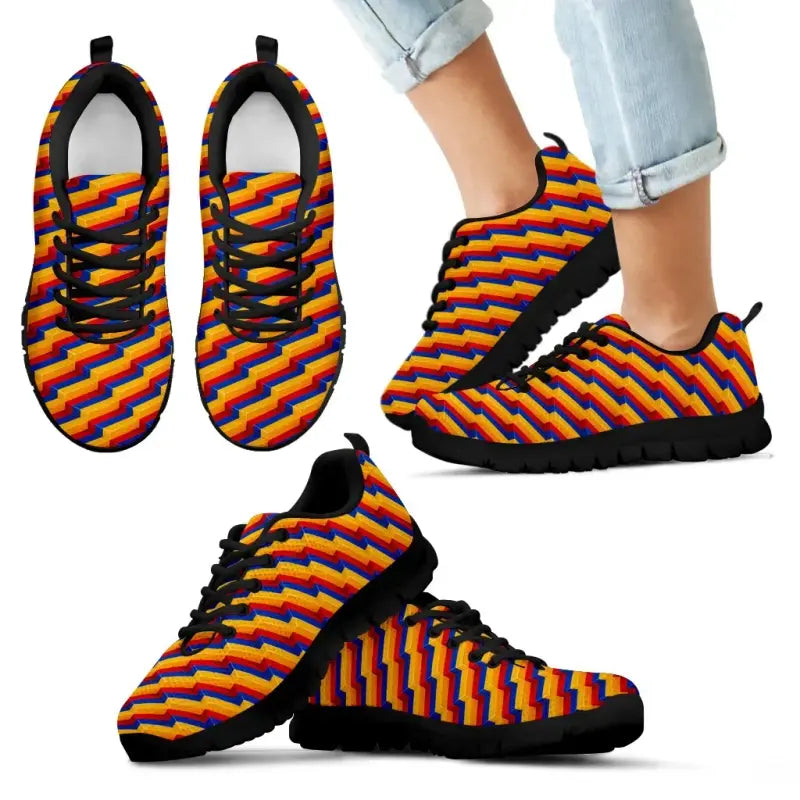 Armenian Shoes - Armenia Flag Pattern RLT8 - Wonder Print Shop