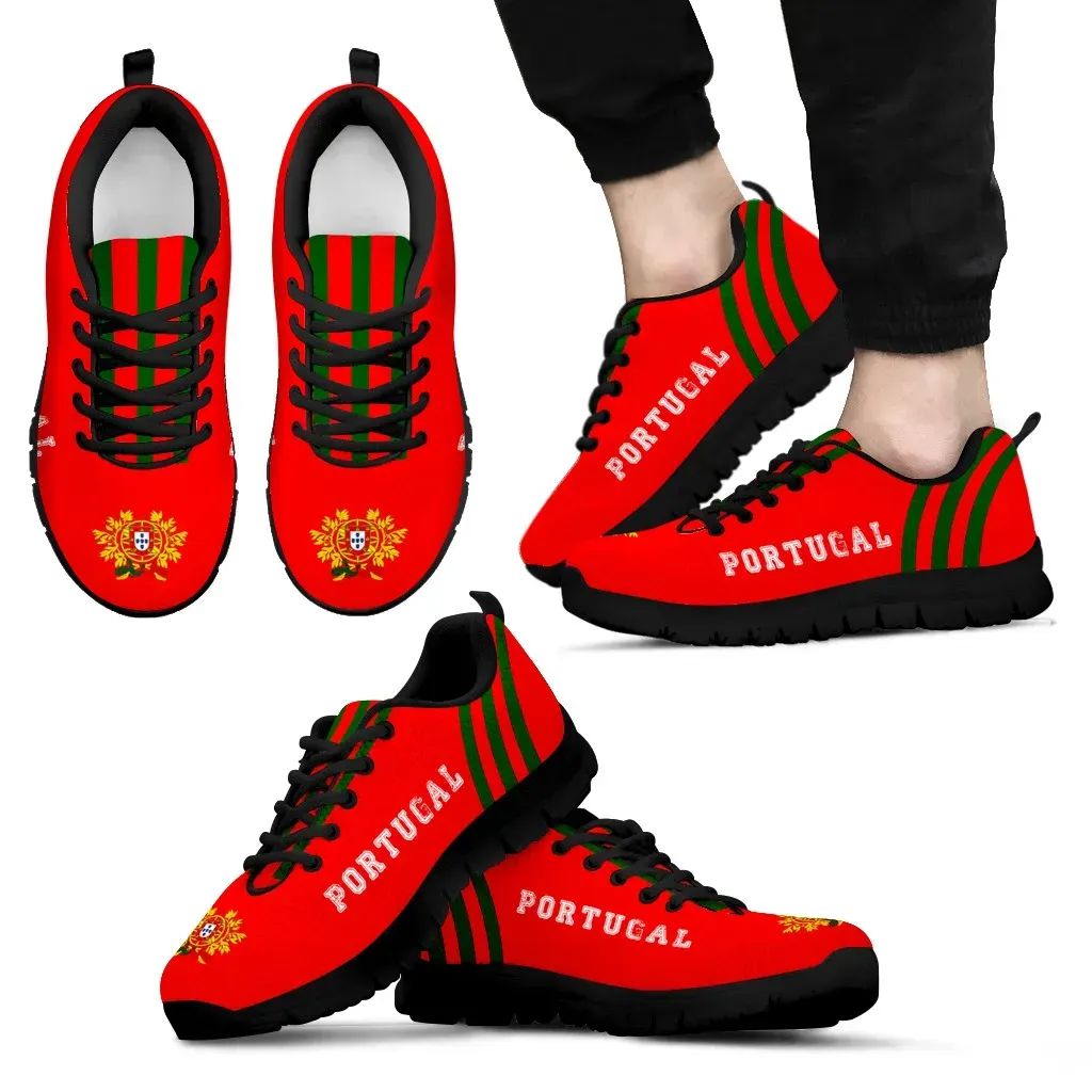 Portugal Sneakers Coat Of Arms Triple Style RLT7 - Wonder Print Shop
