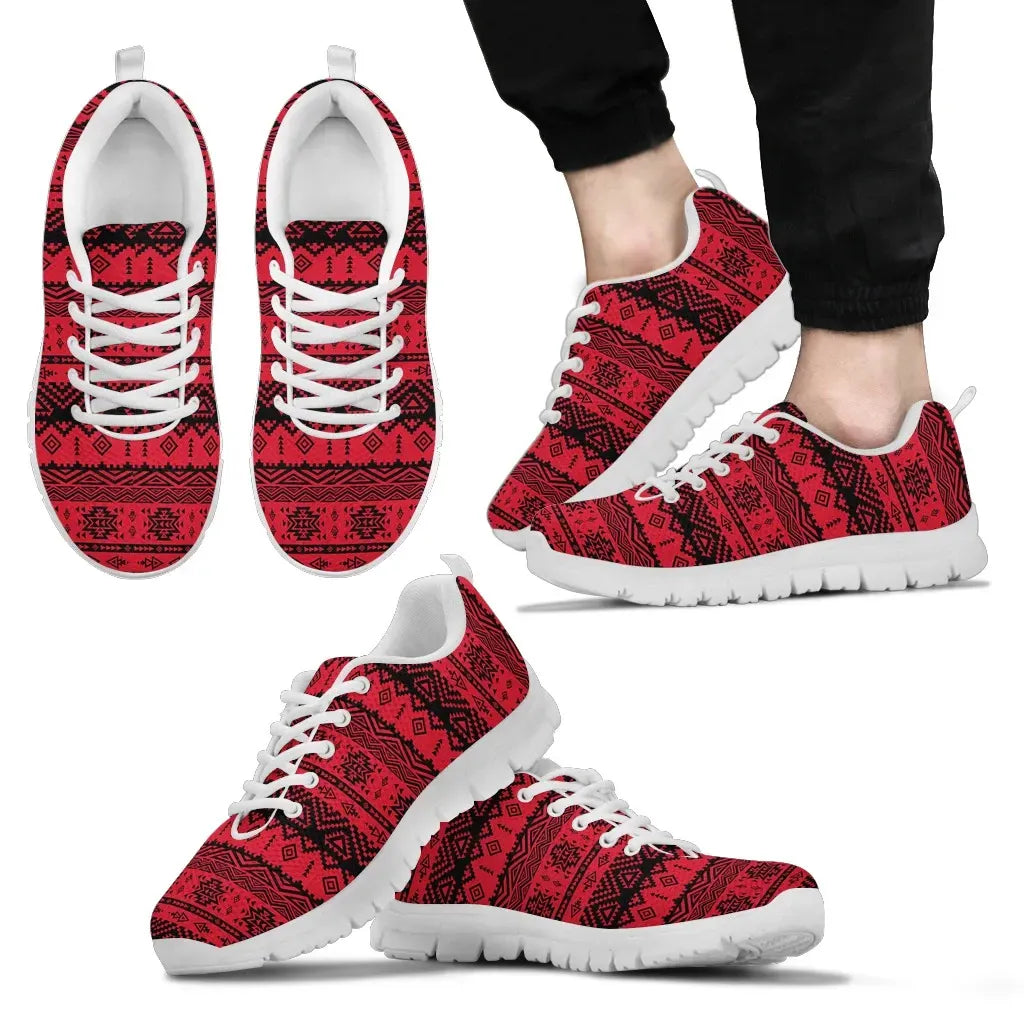 Mexico Sneakers Aztec Pattern 05 RLT13 - Wonder Print Shop