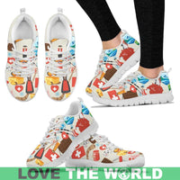 Switzerland Icons Pattern Sneakers RLT13 - Wonder Print Shop