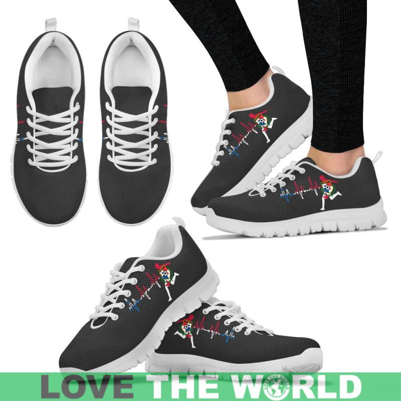 Panama Heartbeat Football Unisex Men's / Women's Sneakers Shoes RLT13 - Wonder Print Shop