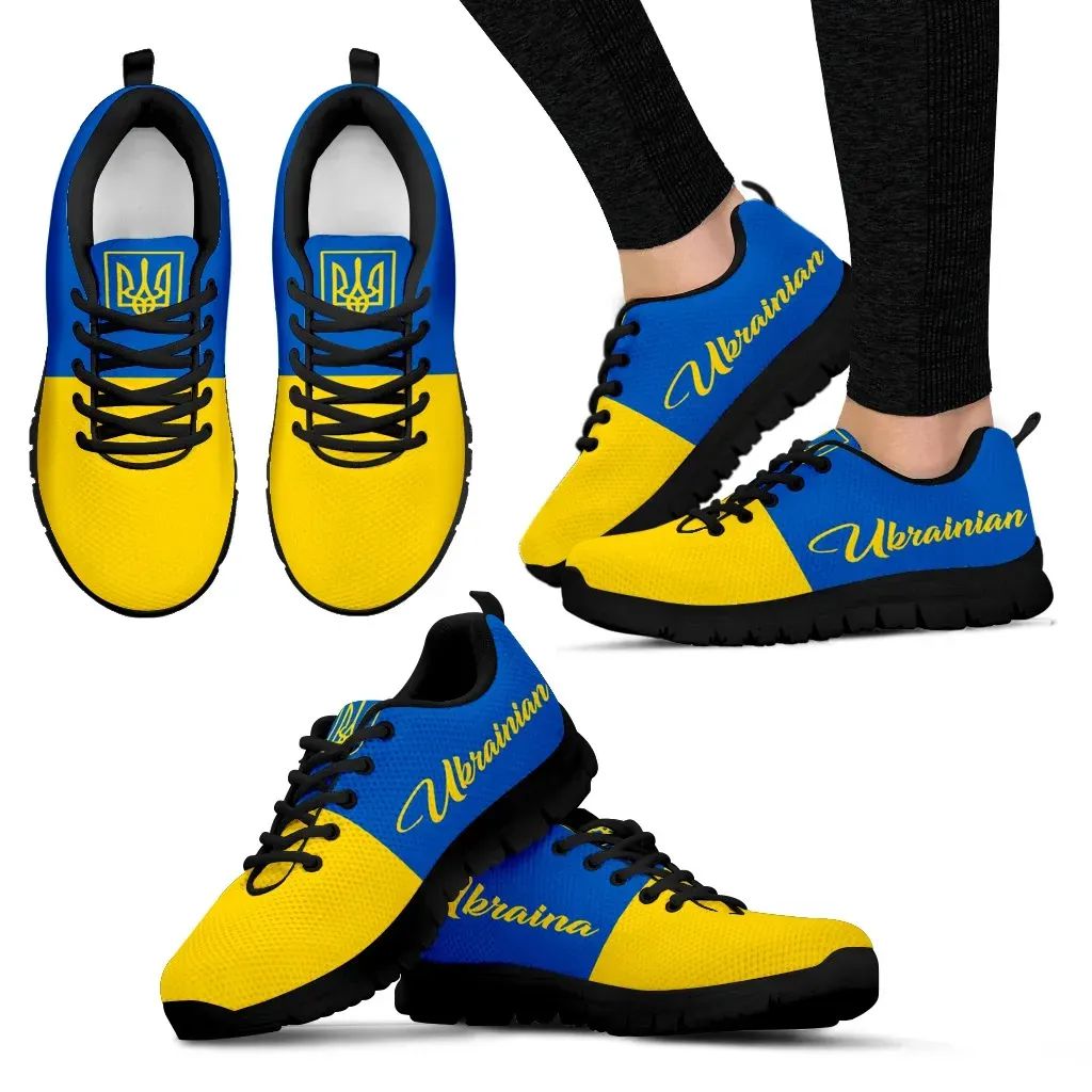 Ukrainian Shoes Ukraine Flag Sneakers RLT7 - Wonder Print Shop