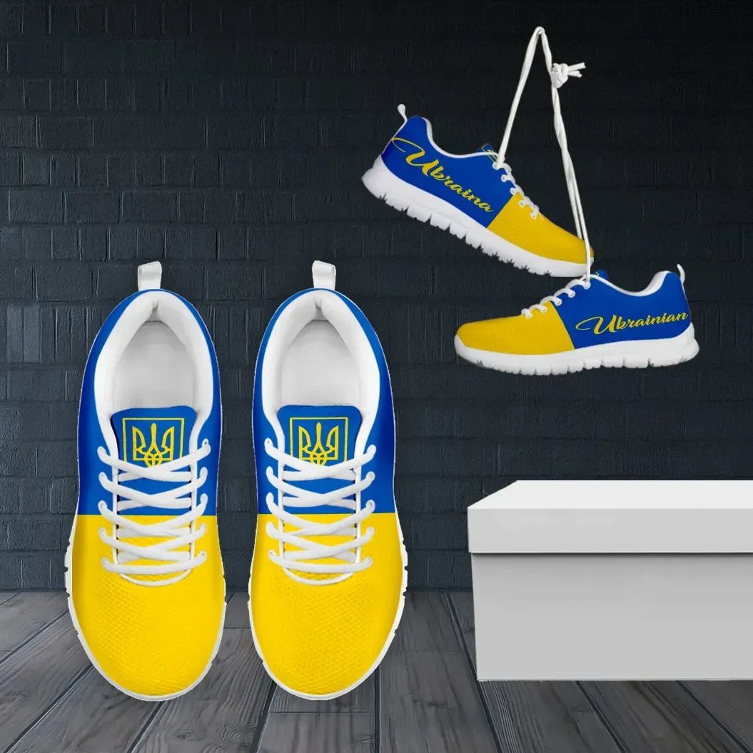 Ukrainian Shoes Ukraine Flag Sneakers RLT7 - Wonder Print Shop