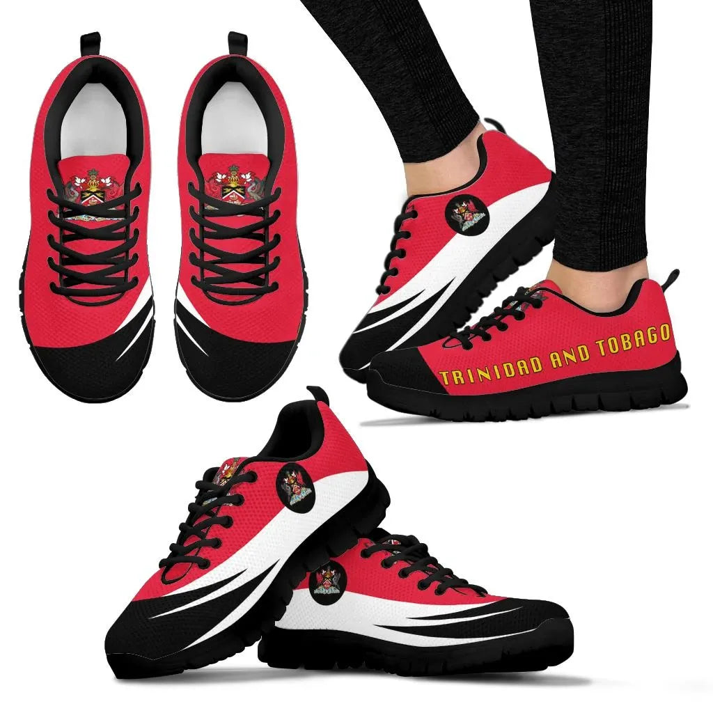 Trinidad and Tobago Sneakers Flag Wave Style RLT6 - Wonder Print Shop