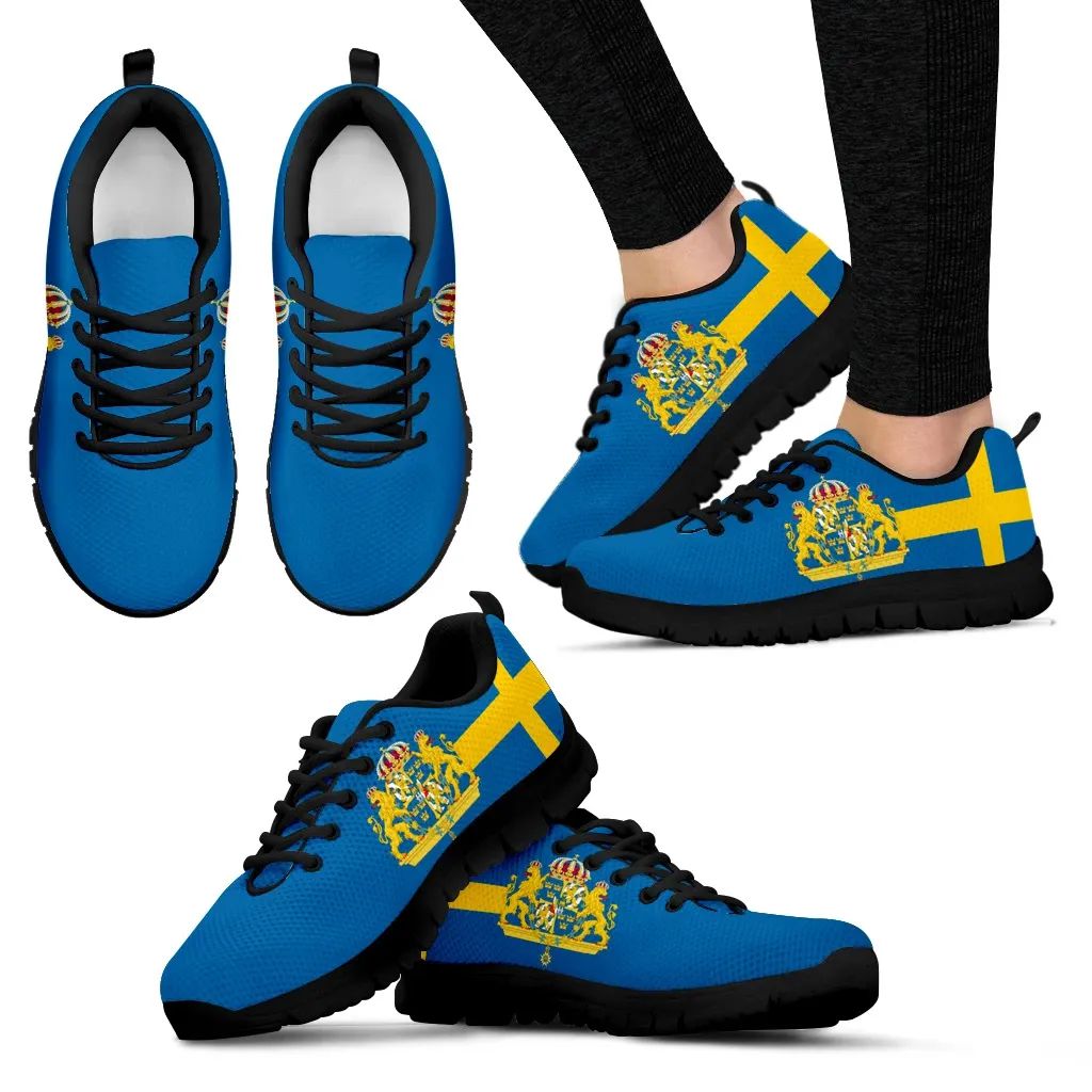 Coat Of Arms Of Sweden Sneakers RLT7 - Wonder Print Shop