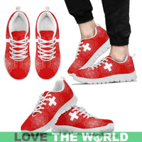 Switzerland Flag Sneakers RLT13 - Wonder Print Shop
