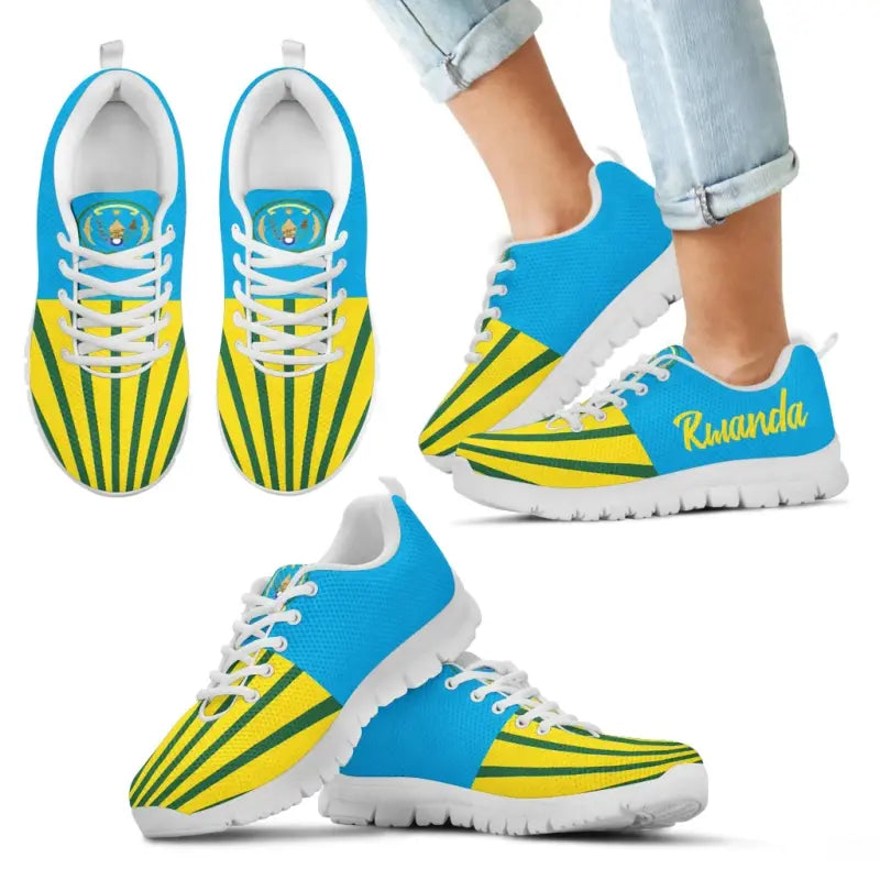 Rwanda Sneakers Coat Of Arms RLT12 - Wonder Print Shop