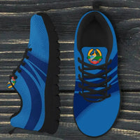 Laos Coat Of Arms Sneakers Cricket RLT8 - Wonder Print Shop