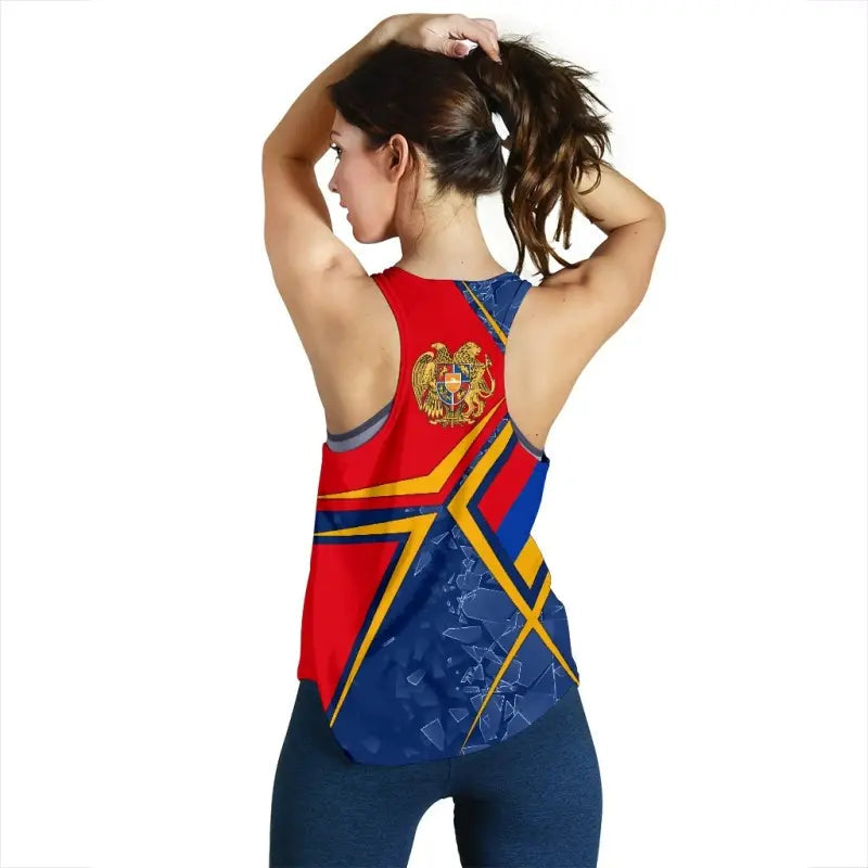 Armenia Womens Racerback Tank , Armenia Legend RLT8 - Wonder Print Shop
