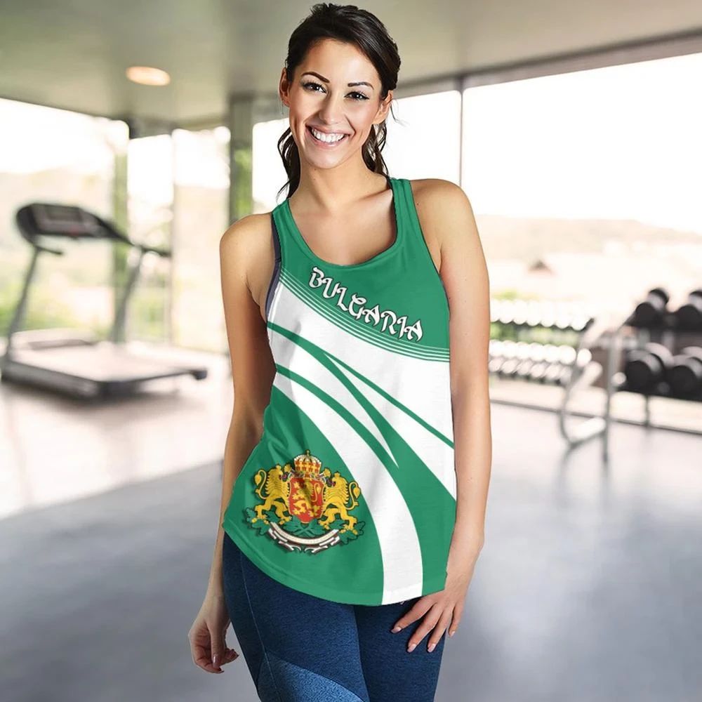 Bulgaria Coat Of Arms Women Tanktop Cricket RLT7 - Wonder Print Shop