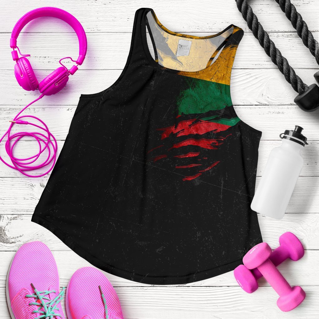 Lithuania in Me Women's Tanktop, Special Grunge Style RLT6 - Wonder Print Shop