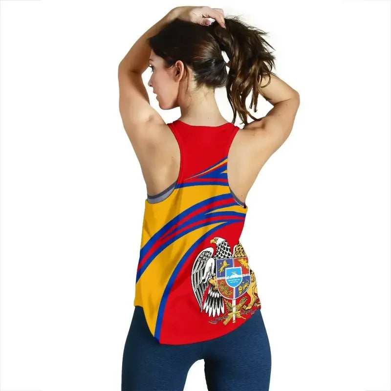Armenia Womens Racerback Tank RLT8 - Wonder Print Shop
