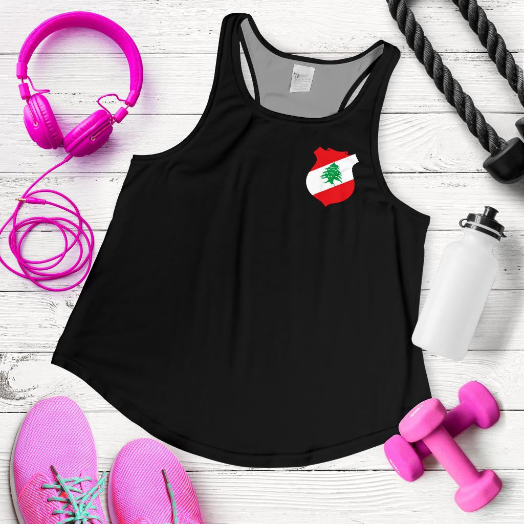 Lebanon Women's Racerback Tank RLT6 - Wonder Print Shop
