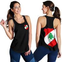 Lebanon Women's Racerback Tank RLT6 - Wonder Print Shop