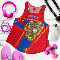 Armenia Womens Racerback Tank , The Pride of Armenia RLT8 - Wonder Print Shop