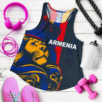 Armenia Lion Womens Racerback Tank RLT8 - Wonder Print Shop
