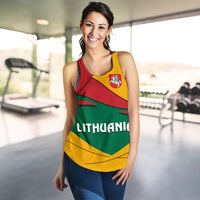 Lithuania Women's Racerback Tank, Lithuania Pride RLT6 - Wonder Print Shop