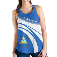 Nicaragua Coat Of Arms Women Tanktop Cricket RLT8 - Wonder Print Shop