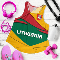 Lithuania Women's Racerback Tank, Lithuania Pride RLT6 - Wonder Print Shop