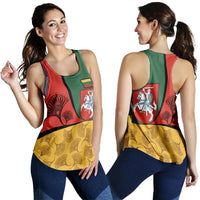 Lithuania Women's Racerback Tank, Flag of Lithuania RLT6 - Wonder Print Shop