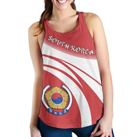 South Korea Coat Of Arms Women Tanktop Cricket RLT8 - Wonder Print Shop