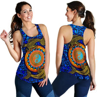 Koi Fish Womens Racerback Tank, Koi Fish Yin Yang RLT8 - Wonder Print Shop