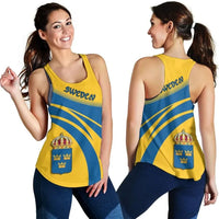Sweden Coat Of Arms Women Tanktop Cricket RLT7 - Wonder Print Shop