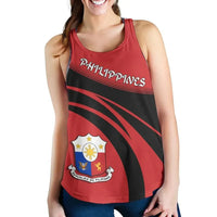 Philippines Coat Of Arms Women Tanktop Cricket RLT6 - Wonder Print Shop