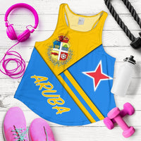 Aruba Women's Racerback Tank - Curve Version RLT7 - Wonder Print Shop