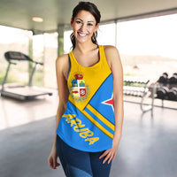 Aruba Women's Racerback Tank - Curve Version RLT7 - Wonder Print Shop